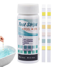 Aquarium Test Strips,Accurate Aquarium Testing Kit Quick Multifunctional Long Lasting Cleaning Supplies for Freshwater Pond Spa Hot Tub Swimming