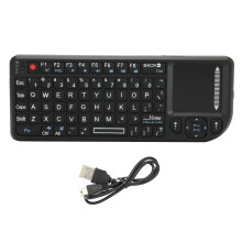 Clavier sans fil miniature innovant, souris tactile portable combinée pour boîtier TV Android, utilisant une technologie RF avancée avec batterie
