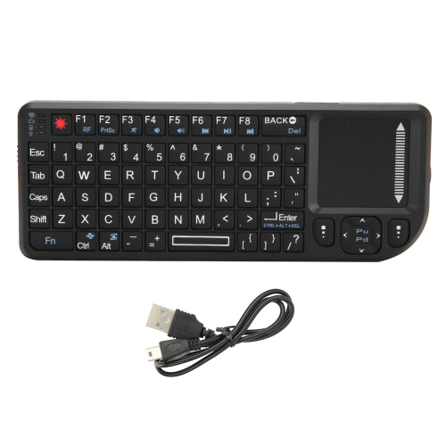 Innovative Mini Wireless Keyboard, Portable Touchpad Mouse Combo for Android TV Box, Utilizing Advanced RF Technology with Rechargeable Battery, Ideal