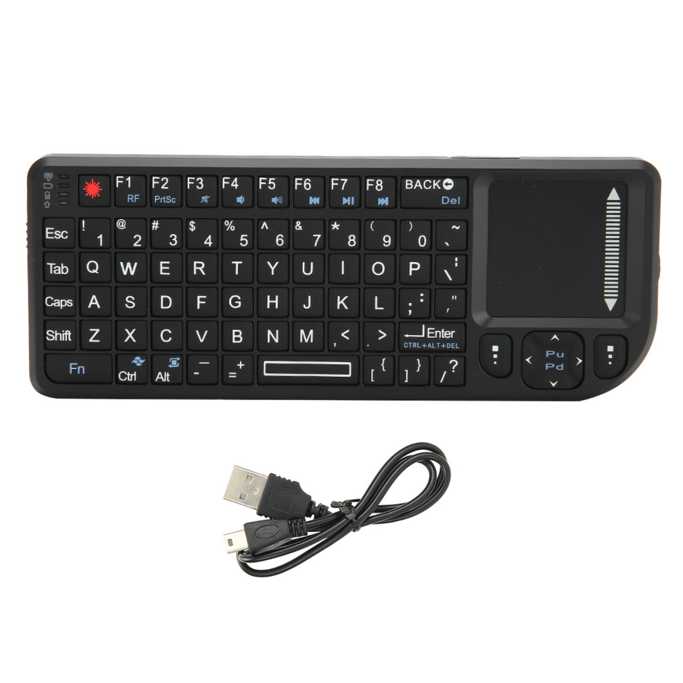Innovative Mini Wireless Keyboard, Portable Touchpad Mouse Combo For Android Tv Box, Utilizing Advanced Rf Technology With Rechargeable Battery, Ideal 9486358000342