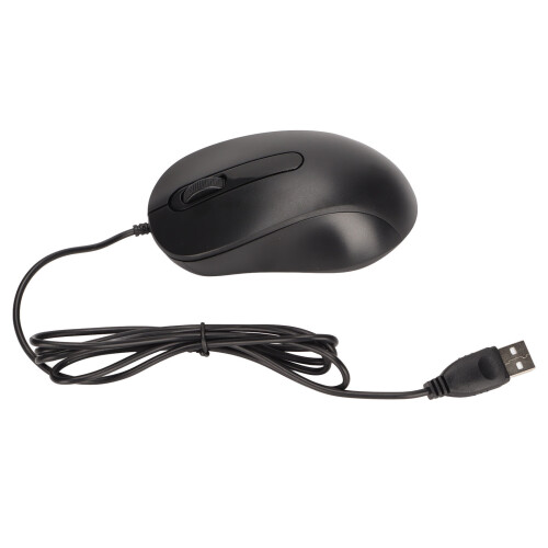 Precision Gaming Mouse, Ergonomic Grip Ambidextrous Design Optical Sensor, 3Button Wired Usb Connection For Smooth Movement, Compatible With Desktop
