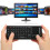 Innovative Mini Wireless Keyboard, Portable Touchpad Mouse Combo for Android TV Box, Utilizing Advanced RF Technology with Rechargeable Battery, Ideal 8