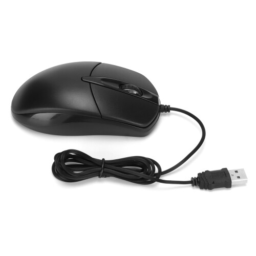 Ergonomic Wired Mouse, Universal Compatibility Plug-and-Play High-definition Optical Sensor Comfortable Experience for Gaming Office Daily Use (Smart