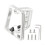 For Brompton Bike Front Shelf Mount Adapter, Lightweight 3Hole Frame Block, Silver 1