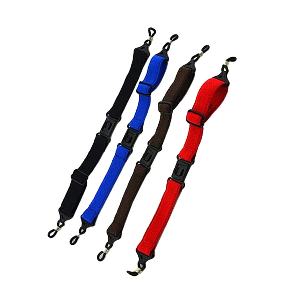 4pcs Adjustable Eyeglass Retainer Strap for Sports and Reading Glasses Elastic Cord Holder