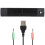 Ηχείο υπολογιστή με τροφοδοσία USB, στερεοφωνικό ηχείο ελέγχου έντασης ήχου, 4
