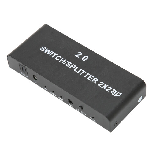Διακόπτης HDMI Ultra HD Γρήγορη μετάδοση Σταθερή απόδοση με τηλεχειριστήριο Ενίσχυση 2