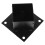 Metal Mailbox Post Base Bracket for Wooden Deck Fence, Durable Secure Anchoring 1