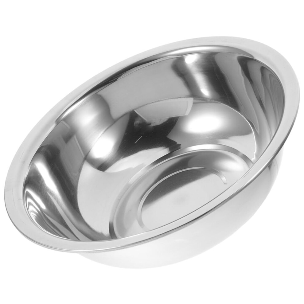 Stainless Steel Foot Soaking Basin Thickened Non Magnetic Wash Tub for Feet Laundry Face Cleaning Bathroom Use Durable Washtub