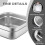 Stainless Steel Large Capacity Wash Basin with Rolled Edge 5