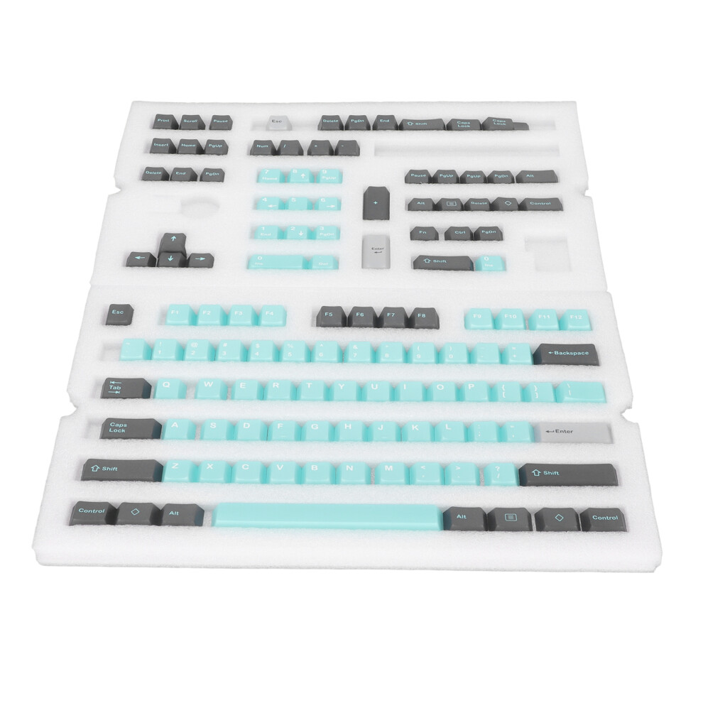 Double Shot Keycaps Cherry Profile Keycaps Double Shot Design Pbt Material Side Printed Keycaps For Ansi Iso Layout Widely Compatible Ergonomic Height 9486358000977