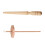 Flower-Shaped Drop Spindle Hand-Spin Tool with Winding Rod 1