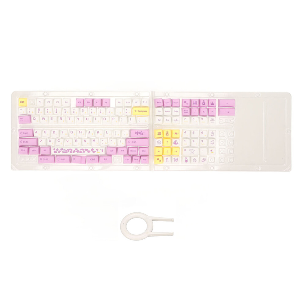 Keycaps For Mechanical Keyboard, Dye Sublimation Pbt Keycap Set Cherry Profile Ansi Us Layout Anti Grease Coating Compatible With Mx Switches (130 Key 9486358001110
