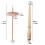 Flower-Shaped Drop Spindle Hand-Spin Tool with Winding Rod 3