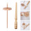 Flower-Shaped Drop Spindle Hand-Spin Tool with Winding Rod 2