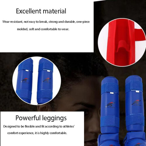 Shin Guards For Muay Thai Blue 1