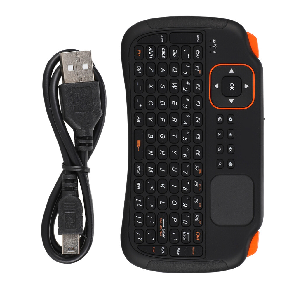 Innovative Wireless Keyboard For Android Tv Box, Ergonomic Designed 2.4G Portable Controller With Touchpad Mouse Combo And Auto Sleep Function 9486358000885
