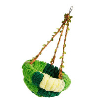 Warm pluche vogelnest hangmat natuurlijke habitat kooi hangend-D