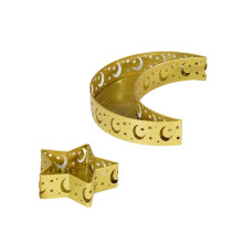 Set of 2 Delicate Ramadans Theme Crescents Moon-stars and moon