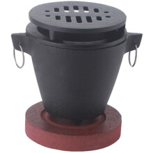 Single Person Grill Japanese Mini Hibachi Grill Mini Portable Grill Korean Bbq Charcoal Grill Heavy Duty Cast Grill Platter