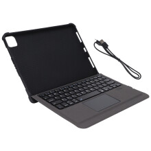 Tastiera wireless efficiente per dispositivi di piccole dimensioni, custodia con retroilluminazione touchpad e ritagli di precisione per tablet con