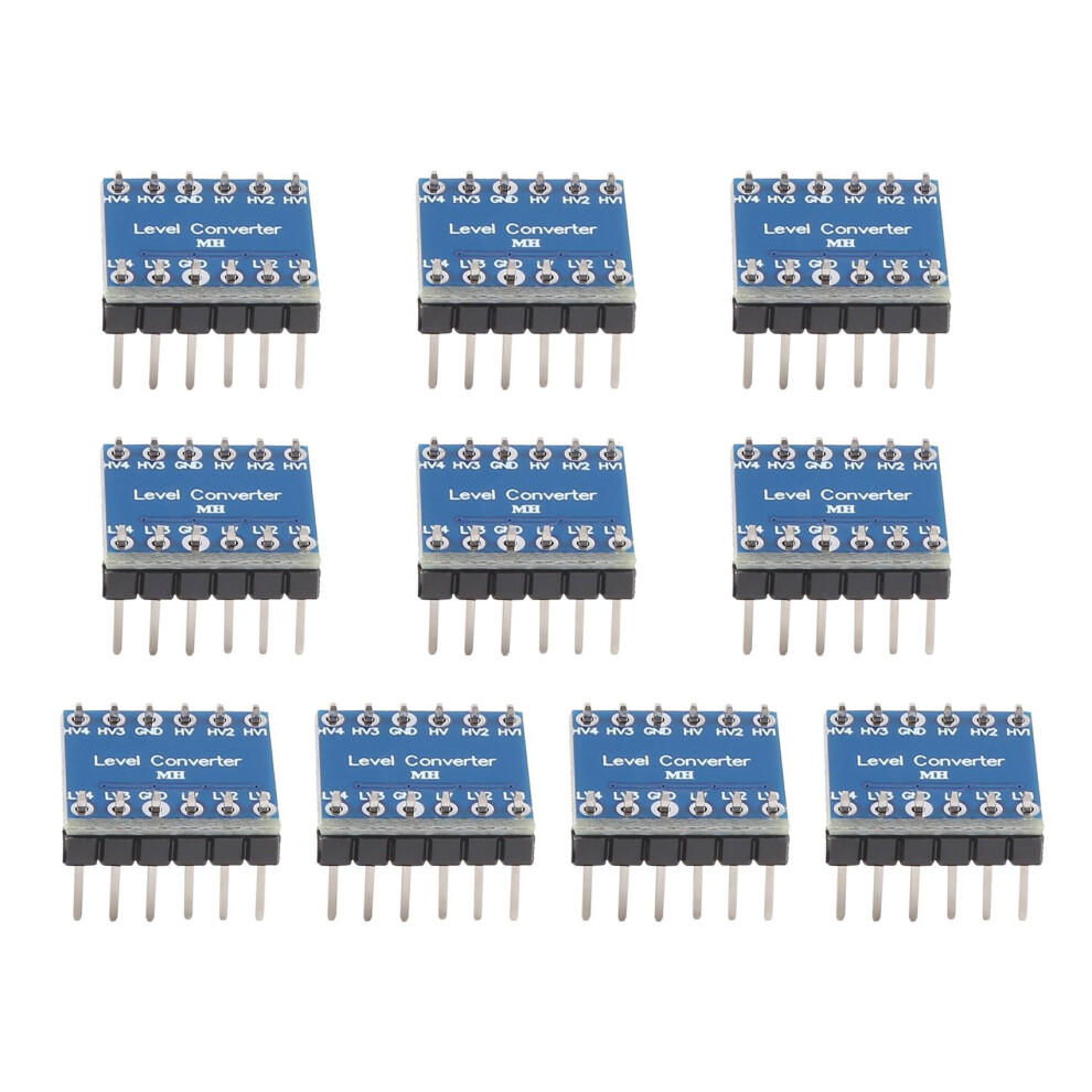 10Pcs 4 Channel Iic I2c Logic Level Converter Bidirectional Module 3.3V To 5V Shifter For (Pack Of 10) Ref: 3157 9365049205665