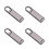 4Pcs Zippers Puller Replacement Detachable Zippers-Gun color 1