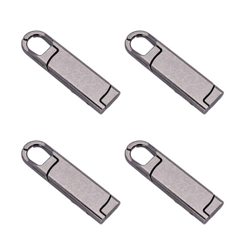 4Pcs Zippers Puller Replacement Detachable Zippers-Gun color