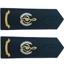 Embroidered Epaulettes Costume Decorative Epaulets-Ink green