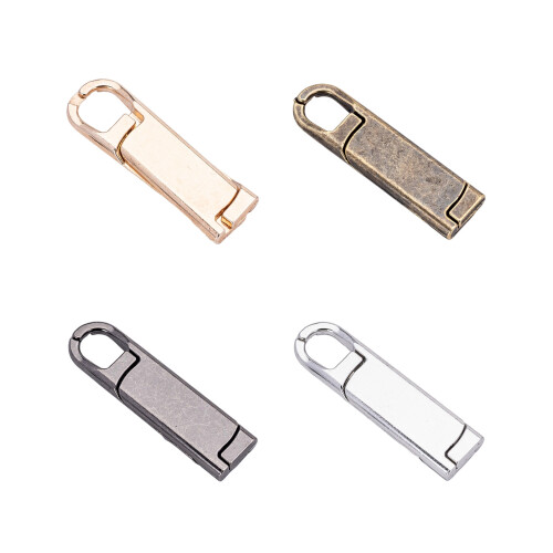 4Pcs Zippers Puller Replacement Detachable Zippers-Gun color 1