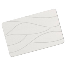 Bath Mat Natural Diatomaceous Earth Absorbent Bathroom-White