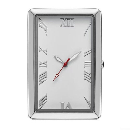 Car Clock with Electronic Components, Ideal for Accurate Timekeeping While Driving, Includes Clock, Sticker, and Tuyere Clamp for Secure Mounting (D)