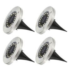 Elegante Solar-Wegeleuchten, wasserdichte Solar-Gartenleuchten im verbesserten Design, 16 LED Solar-Außenleuchten für die Gartengestaltung, ideal