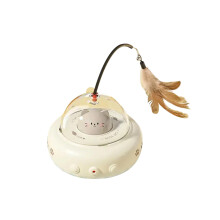 Interactive Cats Toy Funny Teasing Sensors-Milky coffee color
