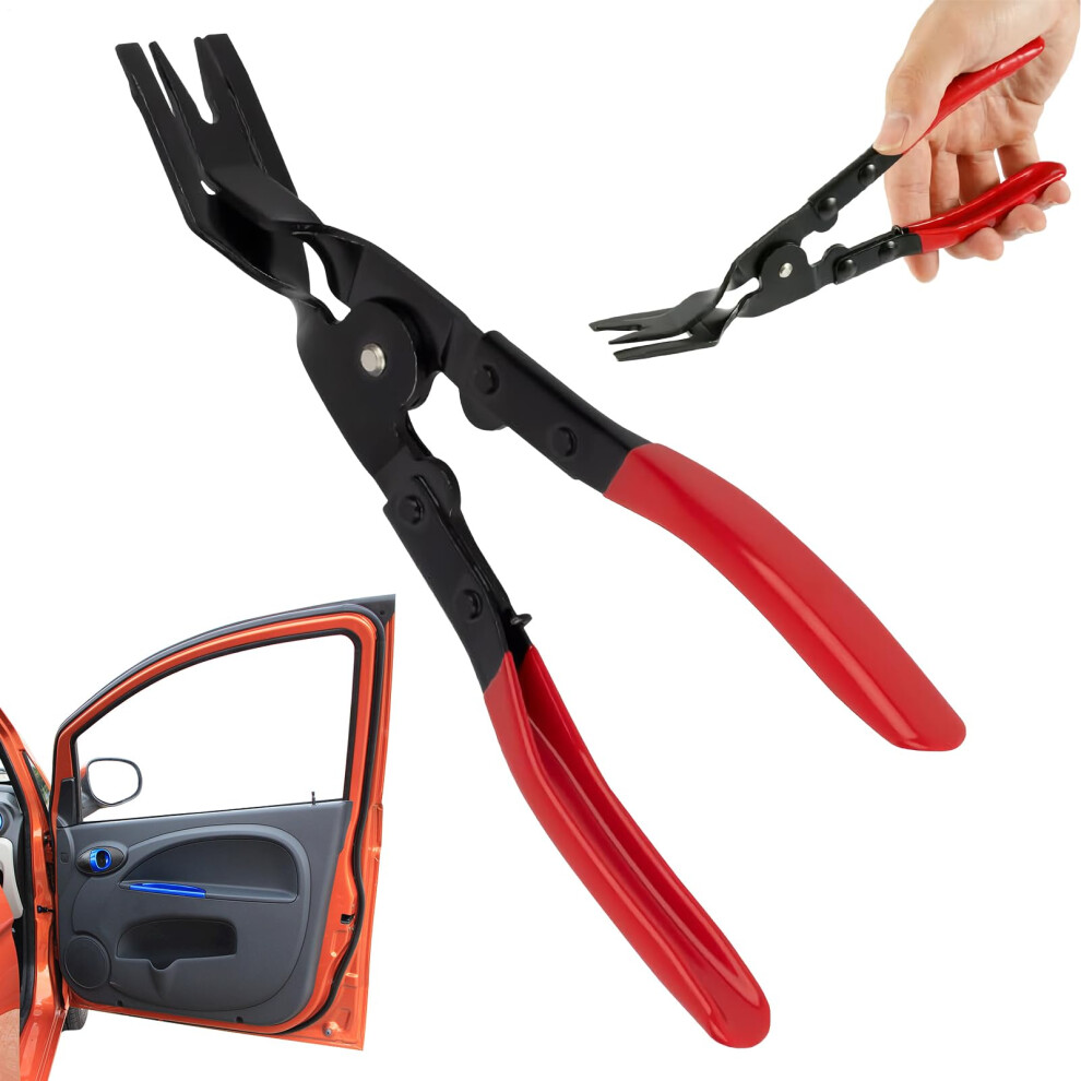 Clip Pliers Automotive,Trim Clip Removal Plier Multifunctional Tools Ergonomic Puller For Auto Road Trip Maintenance Truck Automotive Vehicle 9119770927200