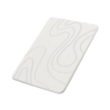 Bath Mat Diatomite Quick Absorbent Slip Resistant-river white