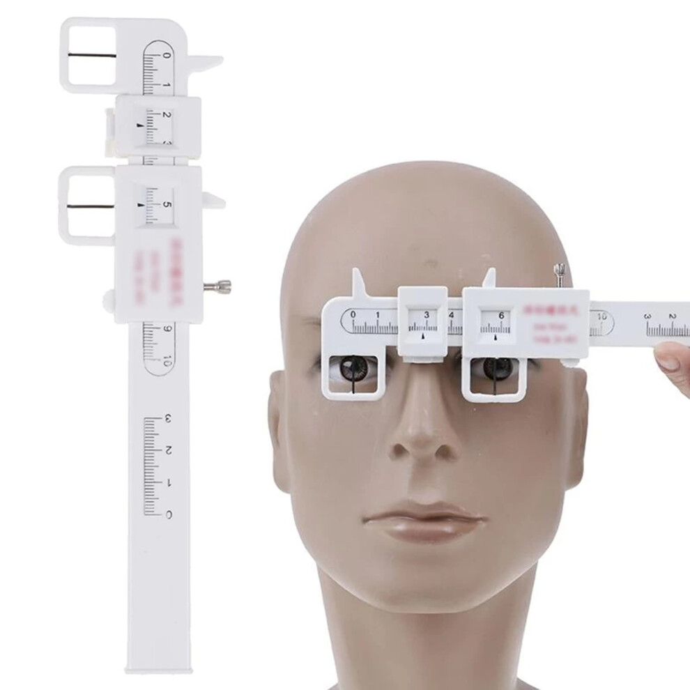 Vernier Pd Ruler Pupil Distance Meter Eye Ophthalmic Tool (White, One Pack) 9119770926876