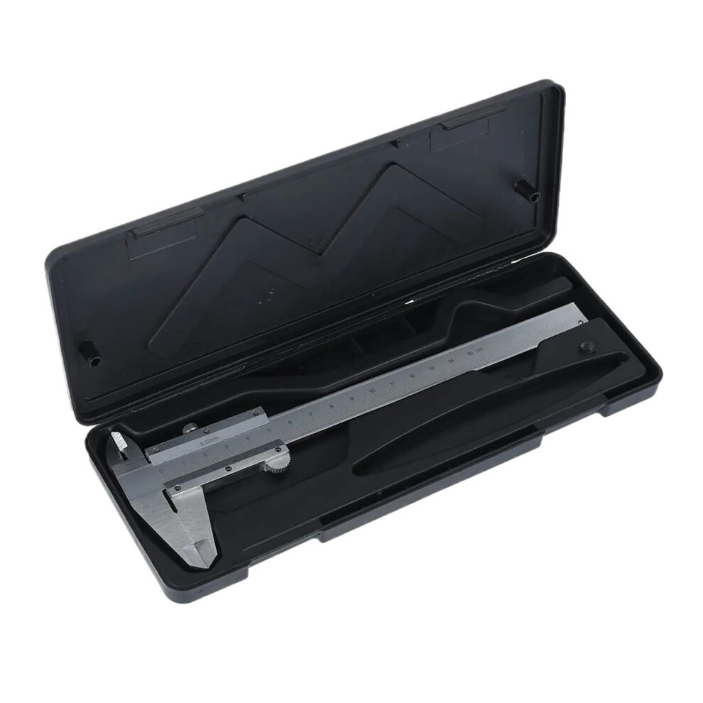 1 Pcs 0150Mm 6' Vernier Calipers Steel Gauge Micrometer Measuring Instruments Carpenter Tools Professional Pachymeter Depth Ruler Silver 9119770926777