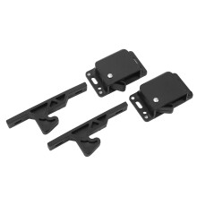 8 Sets RV Cabinet Door Latch Lock Black ABS for Motor Home Cargo Trailer