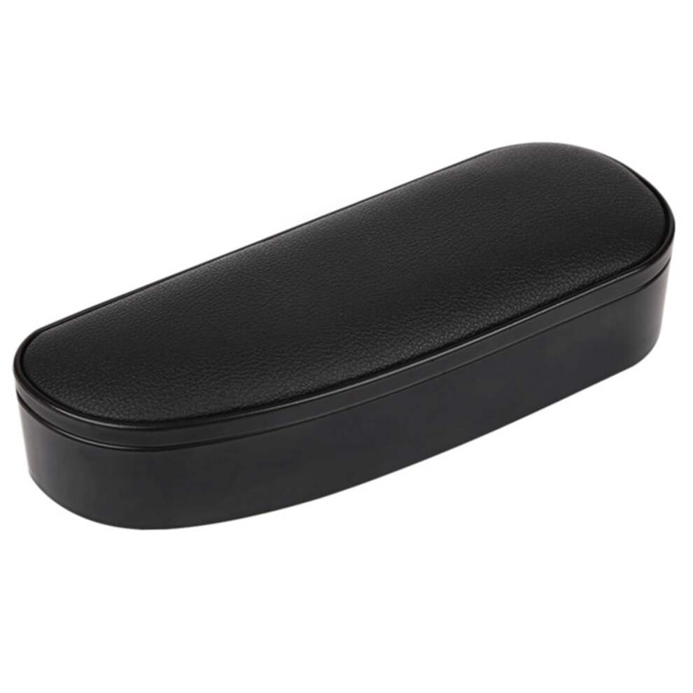 Car Armrest Cover, Adjustable Side Door Cushion With Storage Box, Relieves Driver Fatigue, Left Elbow Support, Universal Fit, Black 9365049206471
