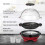 Electric DIY Home Automatic Popcorn Machine Mini Size For Kitchen Countertop Sugar And Oil Compatible Multi Function 3