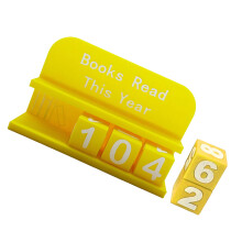 Creatieve Reading Trackers Ornament 3D-geprint-Geel