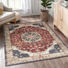 (120 x 170 cm (4 ft x 4 ft 9 in)_Area Rug, Viva) Extra Large Rugs Printed Carpets Runner Rug & Door Mats