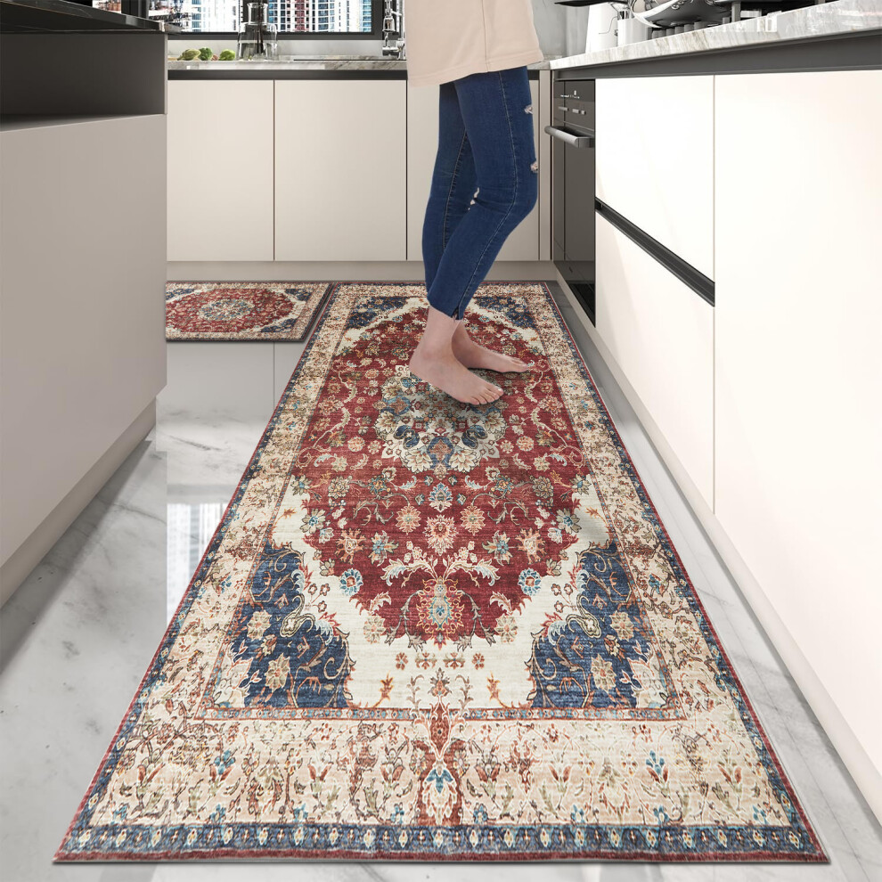 Oxford Homeware (80 X 300 Cm (2 Ft 6 In X 9 Ft 8 In)_Long Runner, Viva) Extra Large Rugs Printed Carpets Runner Rug & Door Mats Multicoloured