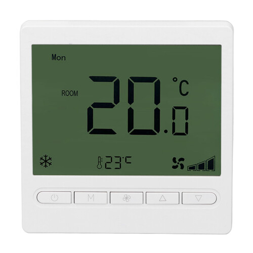 Smart Fan Coil Thermostat ABS LCD Bildschirm Anti 1
