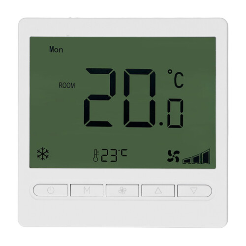 Smart Fan Coil Thermostat ABS LCD Bildschirm Anti 2