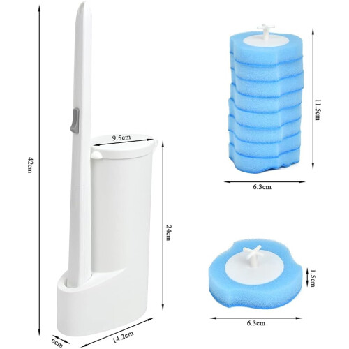 Bathroom Cleaning Revolution, Σκουπάκι καθαρισμού τουαλέτας μιας χρήσης με υγρό καθαρισμού 3 1