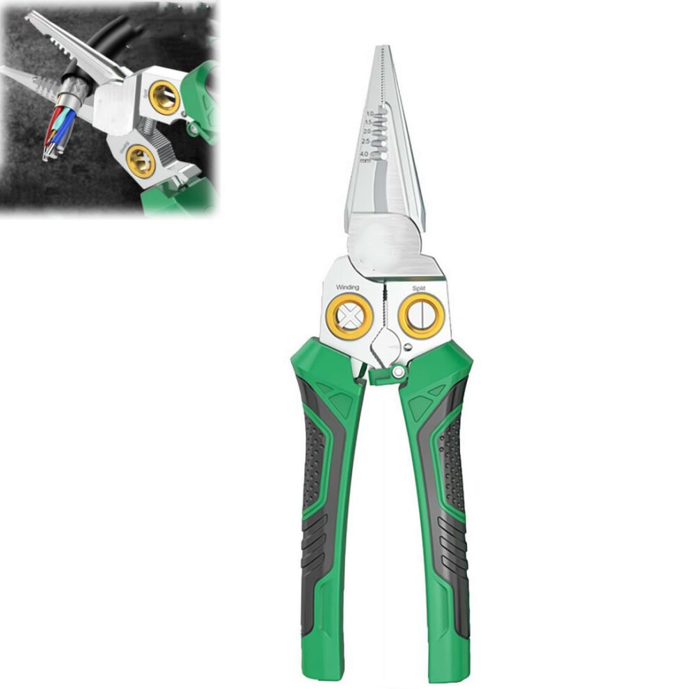 8In1 Electrician Pliers, Multifunctional Wire Stripper Crimper Cutter Tool 9119770928191