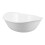 Compact Stackable Acrylic Oval Wash Basin for Beauty Salon and Home Use 1