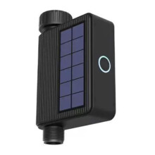 Water Flow Recorder Builtin Tuya Smart WiFi Watering Timer Solar Energy Sprinkler Drip Irrigation System European Standard Interface